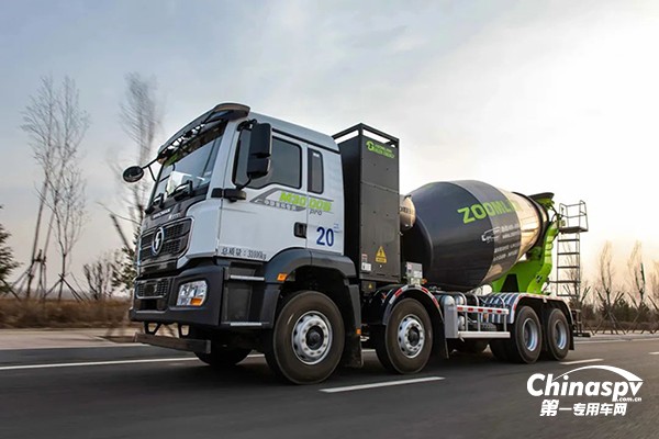 冰城哈爾濱“來電”，陜汽電動攪拌車批量交付