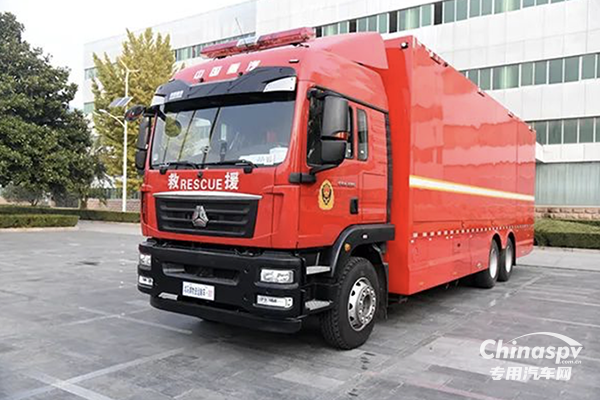 以車(chē)代庫(kù) 快速反應(yīng) 森源鴻馬消防裝備運(yùn)輸車(chē)