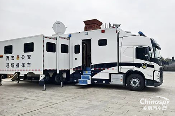 森源鴻馬二級(jí)拓展指揮車春節(jié)值守西安大雁塔 守護(hù)節(jié)日平安