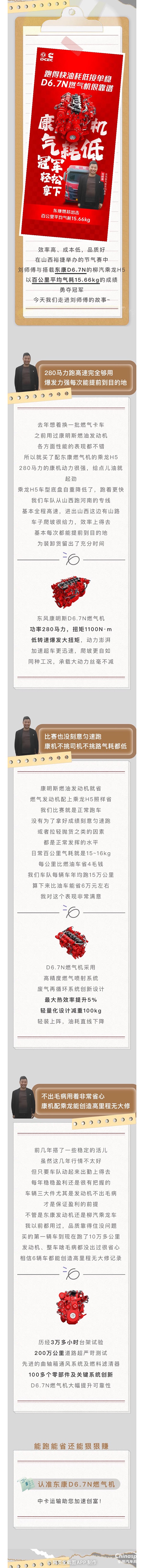 劉師傅攜手配套東康D6.7N的乘龍H5輕松拿下節(jié)氣冠軍