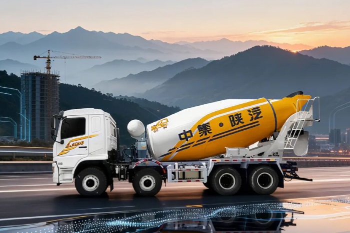 中集·陜汽一體化L5000經(jīng)典版攪拌車，輕量化標(biāo)桿，創(chuàng)富新典范
