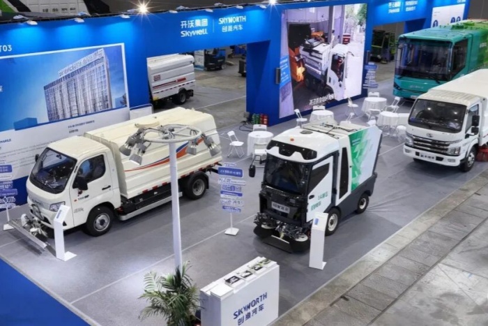 創(chuàng)維汽車驚艷亮相武漢環(huán)衛(wèi)博覽會(huì)，以“新凈界”領(lǐng)航新能源環(huán)衛(wèi)新時(shí)代