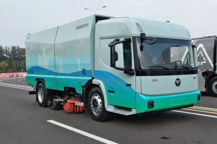 城市清潔“新姿勢”！福田普羅科卡車低入口洗掃車為城市潔凈而來
