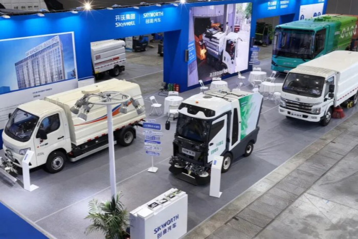 創(chuàng)維汽車驚艷亮相武漢環(huán)衛(wèi)博覽會，以“新凈界”領(lǐng)航新能源環(huán)衛(wèi)新時代