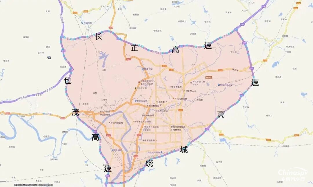 湖南懷化國(guó)三及以下柴油貨車(chē)城區(qū)禁行