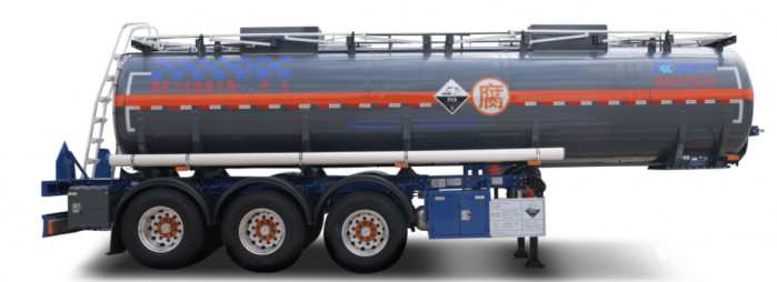 中集強冠合金鋼液罐車-8類腐蝕性危險品運輸旗艦車