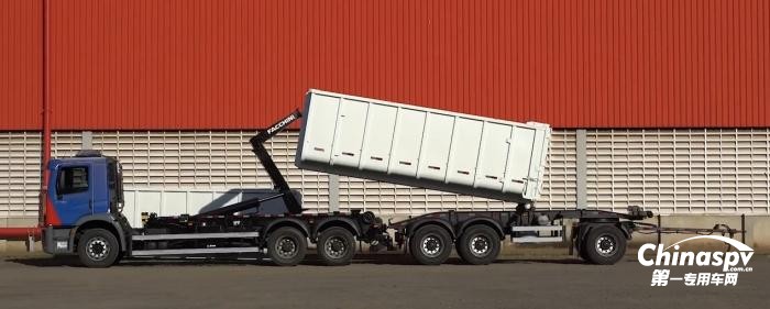 歐洲滑動(dòng)式車廂可卸式垃圾車