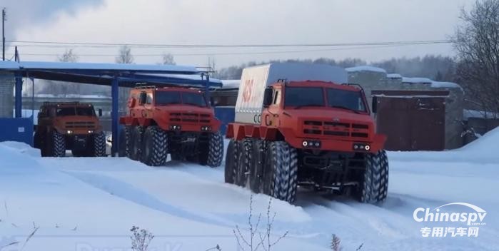 續(xù)航里程達300公里 俄羅斯的多功能全地形車-改裝車中的王者