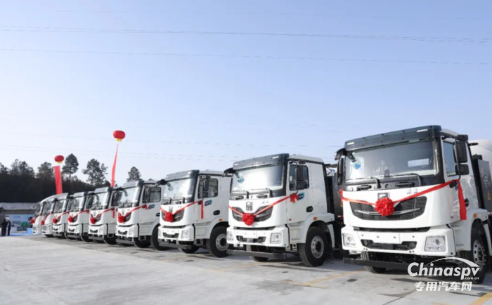 百臺徐工新能源攪拌車，交付！